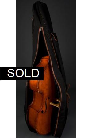 Harvest Double Bass bag Buffalo NappaCanvas Harvest Double Bass bag Buffalo NappaCanvas